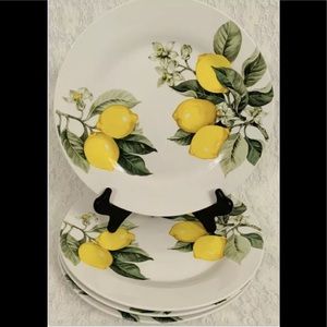 🍋 Lemon Dinner plate set of 4 Royal Norfolk